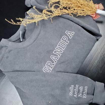 Personalized Mama Embroidered Sweatshirt With Date & Name, Mother's Day Gift