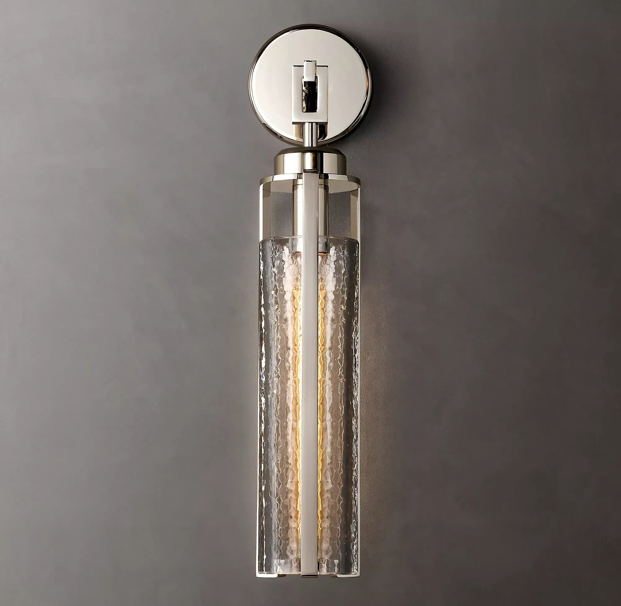 Arpege Glass Shade Cylinder Sconce