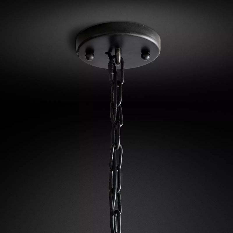 Oakley 1920s Square Chandelier 22"-HiLamps