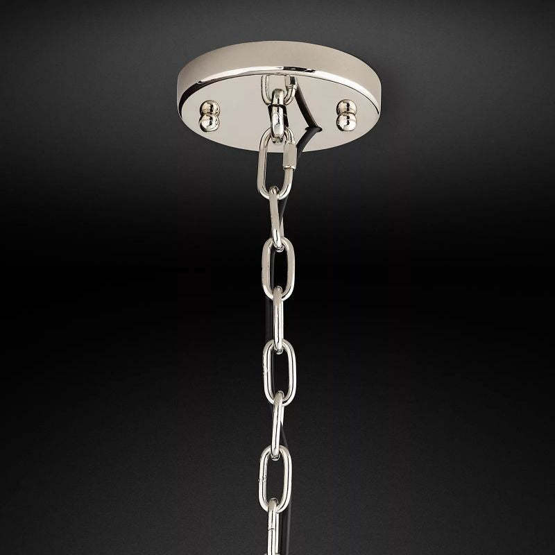 Oakley 1920s Square Chandelier 22"-HiLamps