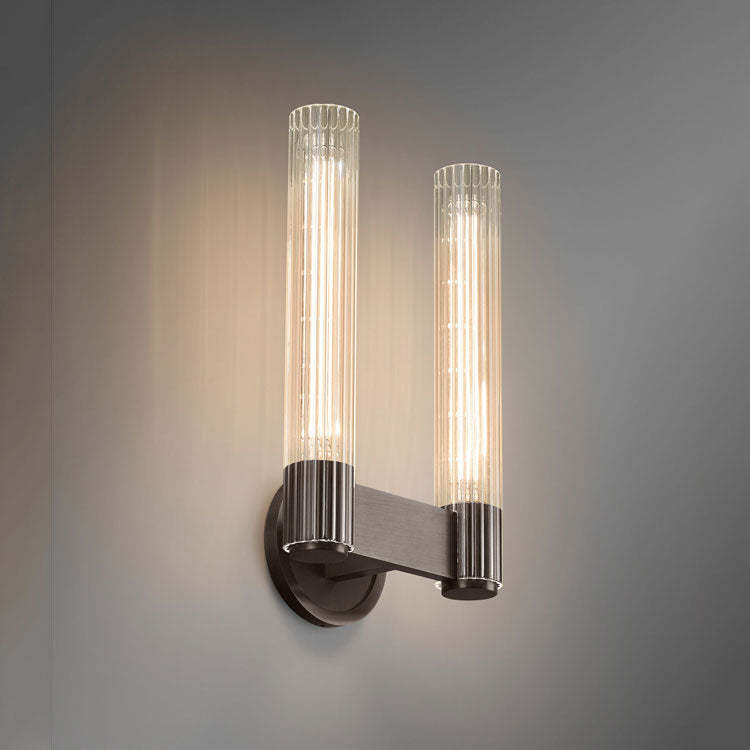 Pastis Double Brass Sconce