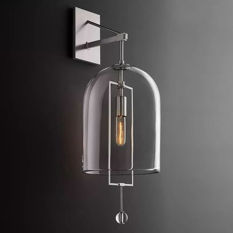 Fulcrum Glass Shade Grand Sconce