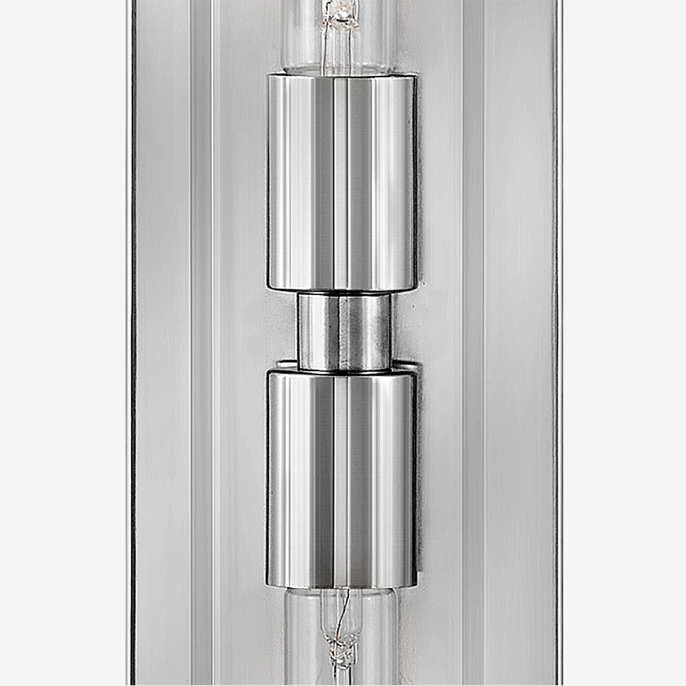 Minimalist Clear Shade Vanity Square Wall Sconce