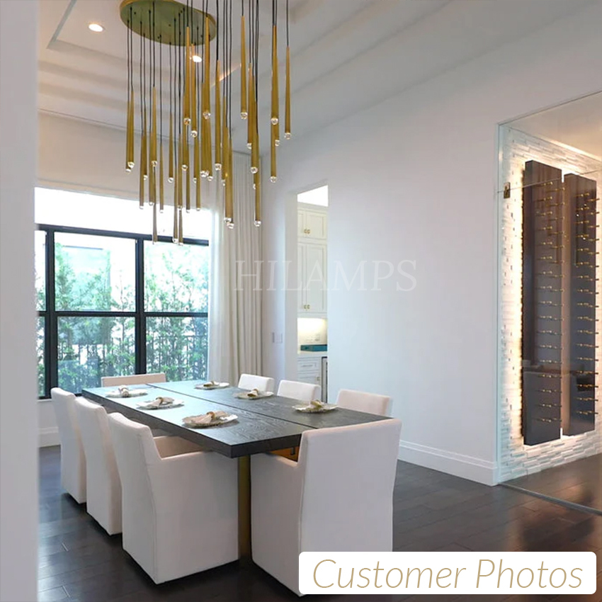 Aquitaine Modern Round Chandelier 18"