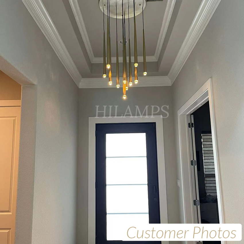 Aquitaine Modern Round Chandelier 18"