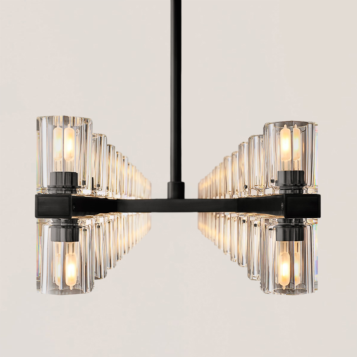 ARCACHON LED RECTANGULAR CHANDELIER 54"