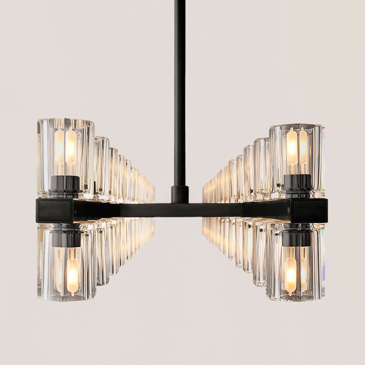 ARCACHON LED RECTANGULAR CHANDELIER 54"