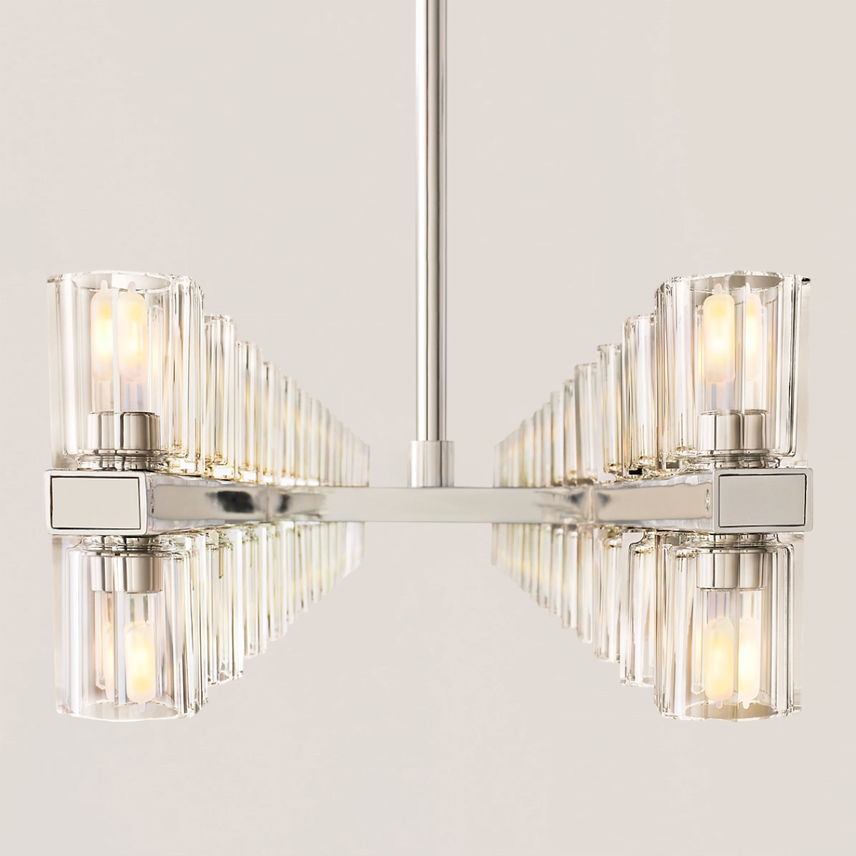 ARCACHON LED RECTANGULAR CHANDELIER 54"