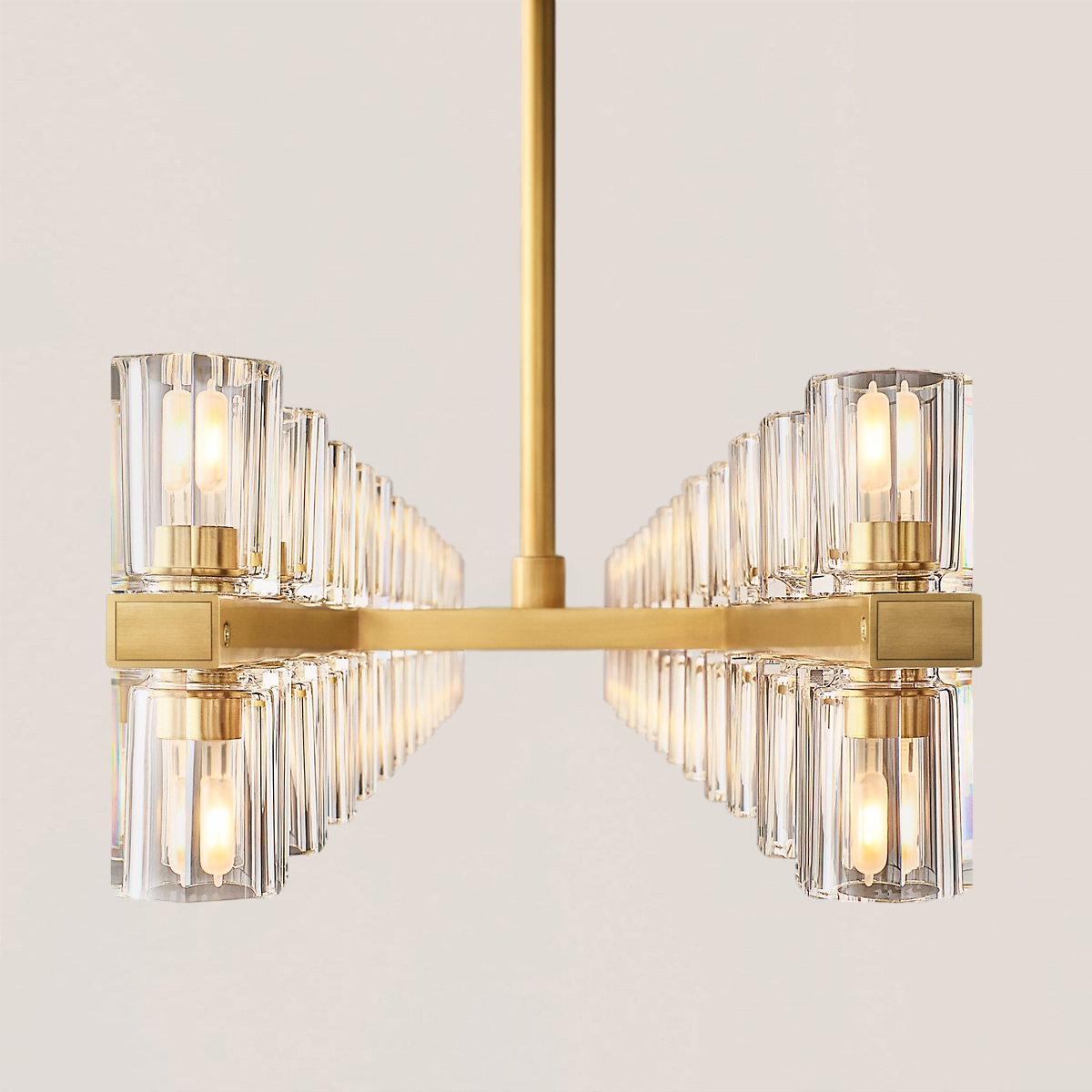 ARCACHON LED RECTANGULAR CHANDELIER 54"