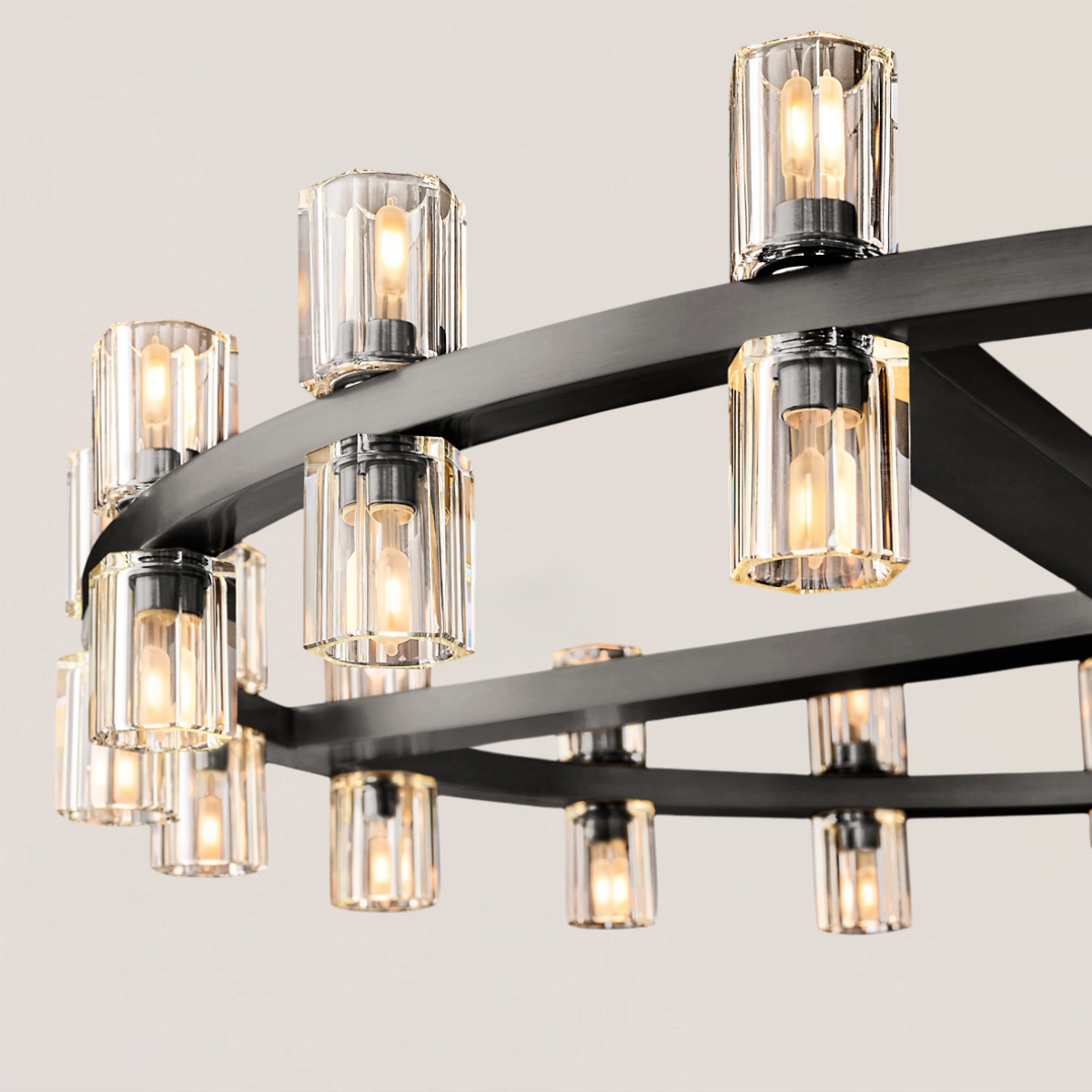ARCACHON LED ROUND CHANDELIER 36"