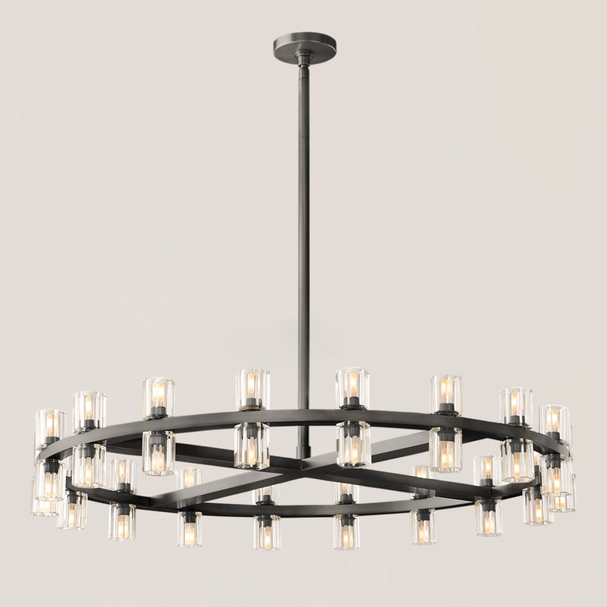 ARCACHON LED ROUND CHANDELIER 36"