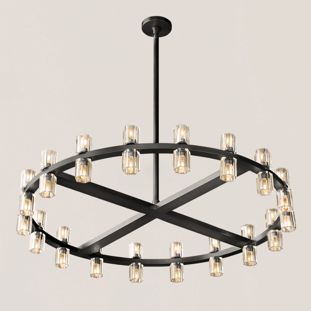 ARCACHON LED ROUND CHANDELIER 36"