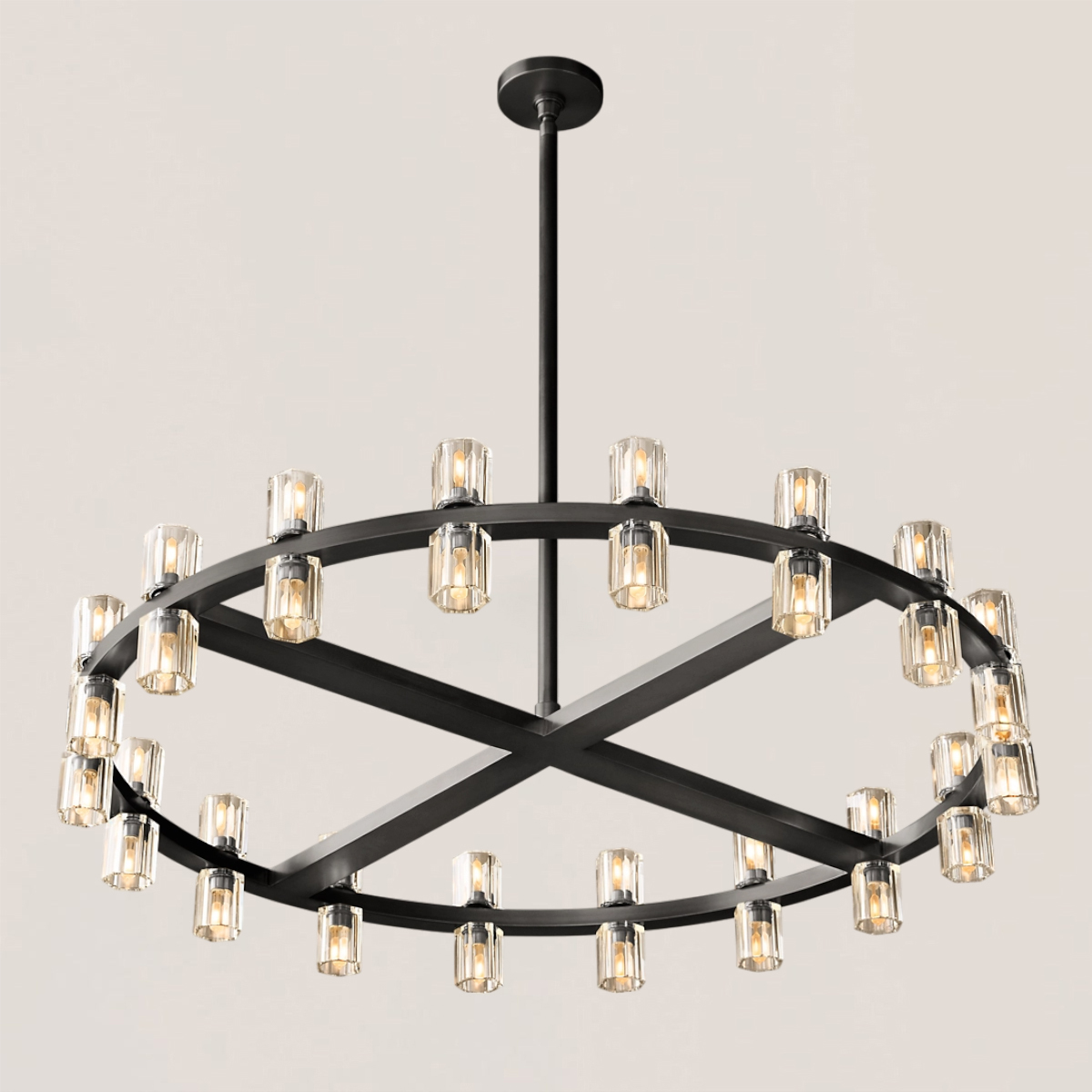 ARCACHON LED ROUND CHANDELIER 36"