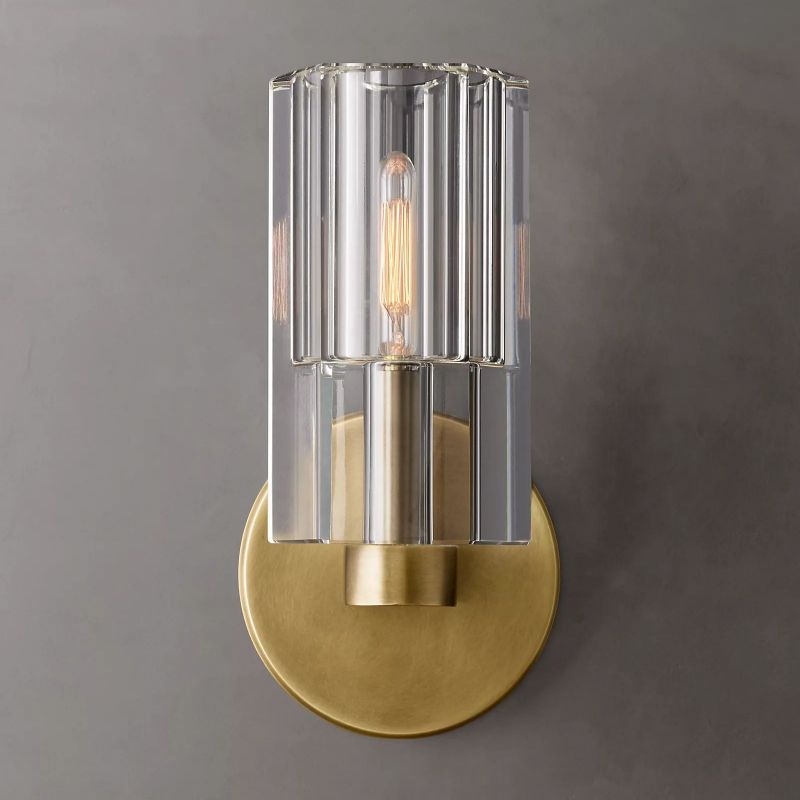 Avalon Glass Wall Sconce-HiLamps