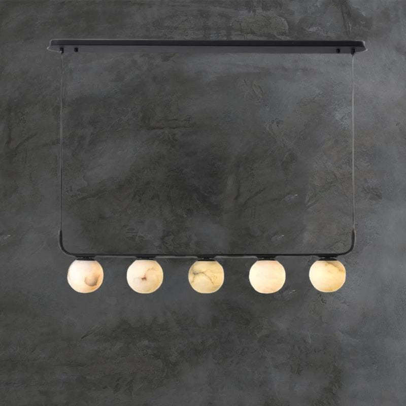 Alabaster Global Linear Pendant-HiLamps