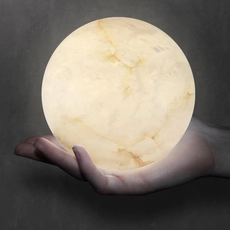 Alabaster Global Ceiling Pendant-HiLamps