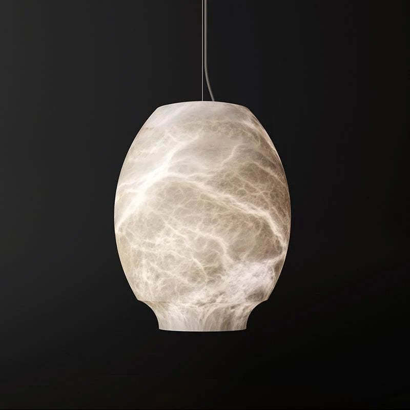 Alabaster Lantern Pendant-HiLamps