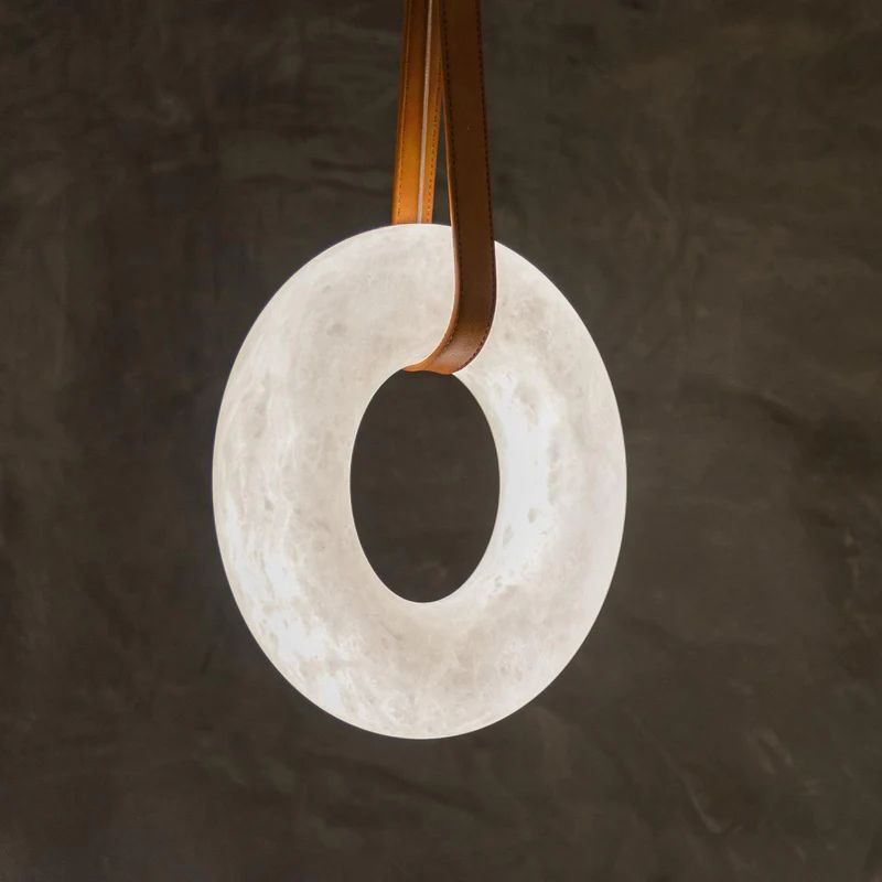 Alabaster Ring Pendant-HiLamps