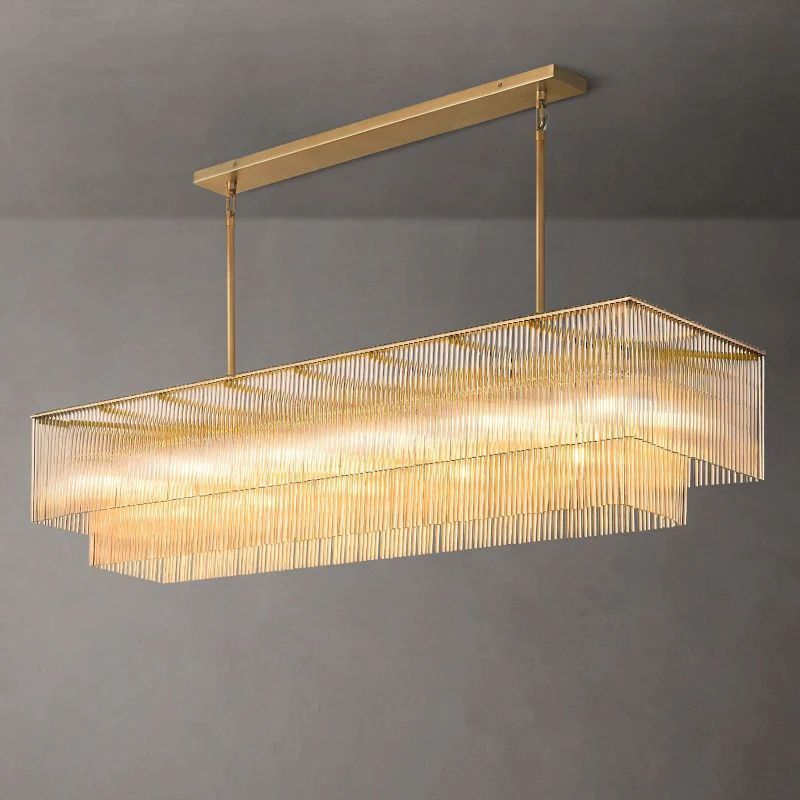 Alderwood Rectangular Chandelier 72"