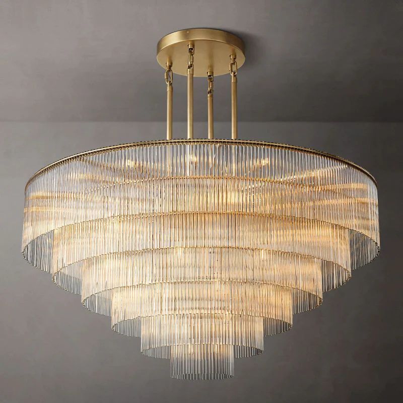Alderwood Round Chandelier 60"