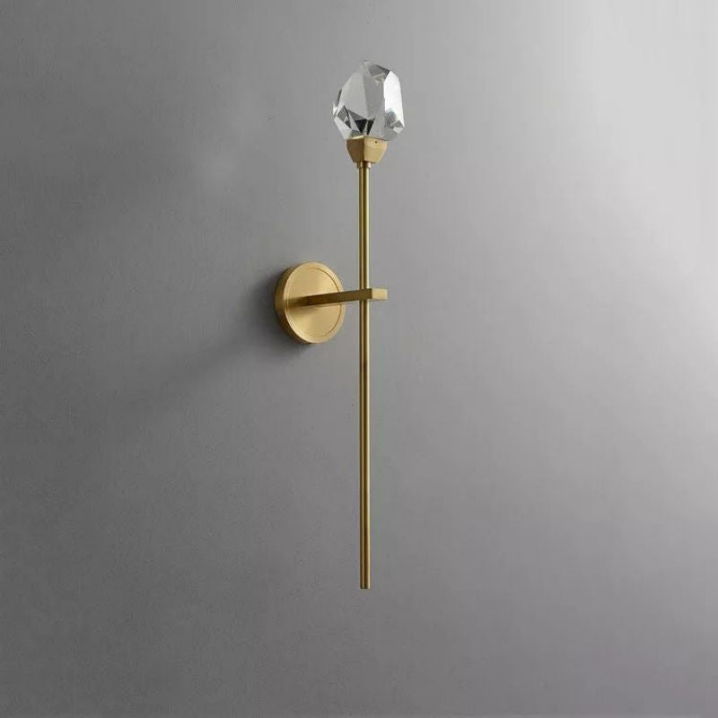 Avondale Faceted Crystal Prisms Wall Sconce - Rod-HiLamps