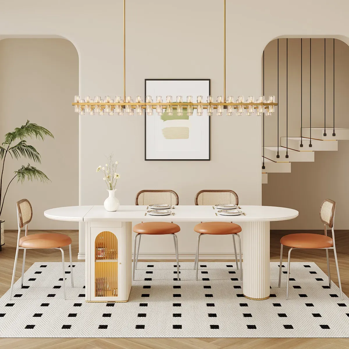 Arcachon LED Rectangular Chandelier