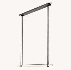 Audubon Single Bar Chandelier 60"