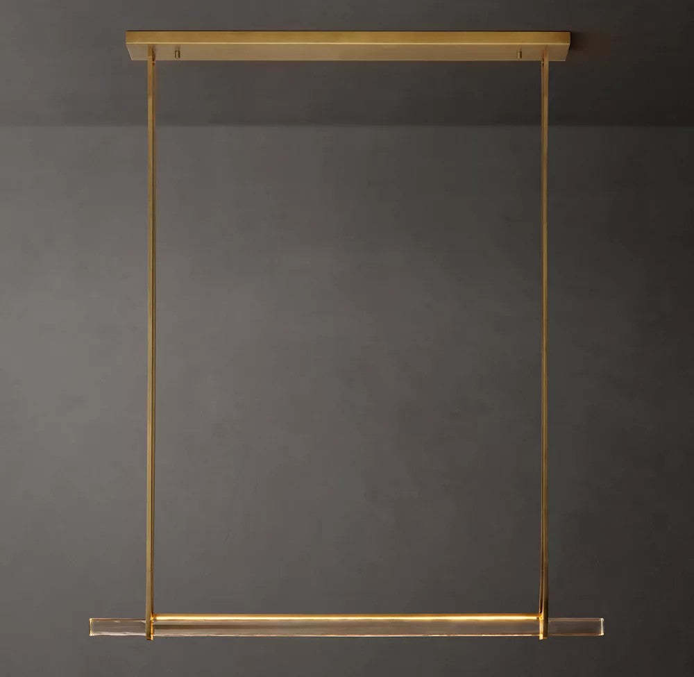 Audubon Single Bar Chandelier 60"