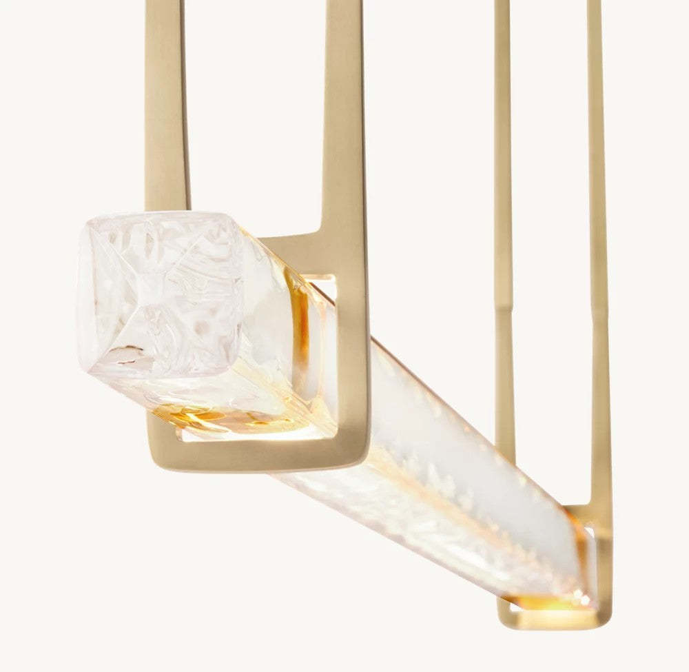 Audubon Single Bar Chandelier 60"