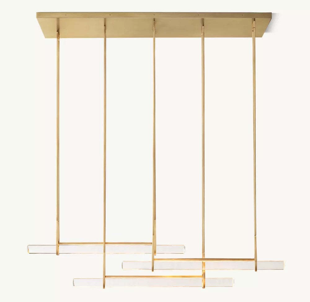 Audubon Triple Bar Linear Chandelier