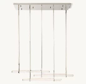 Audubon Triple Bar Linear Chandelier  　