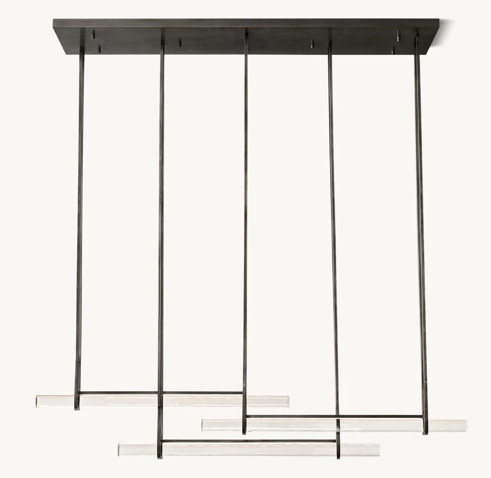 Audubon Triple Bar Linear Chandelier  　
