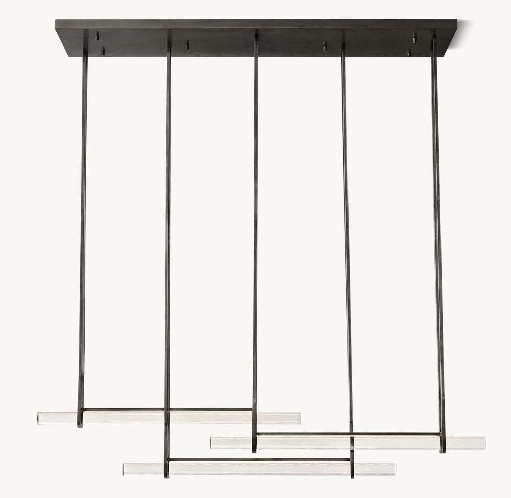 Audubon Triple Bar Linear Chandelier  　