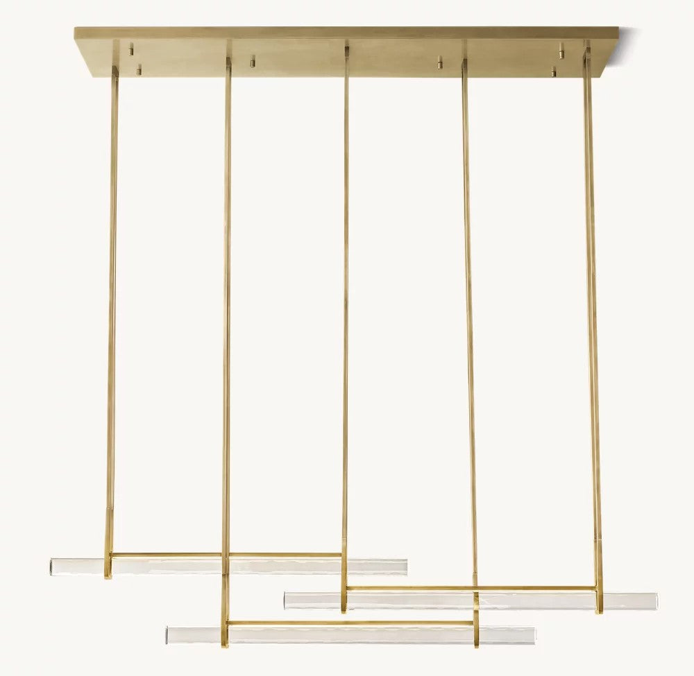Audubon Triple Bar Linear Chandelier  　