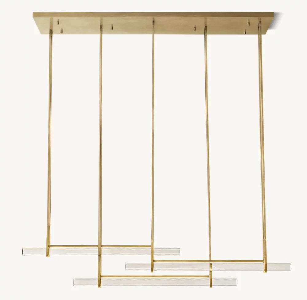 Audubon Triple Bar Linear Chandelier