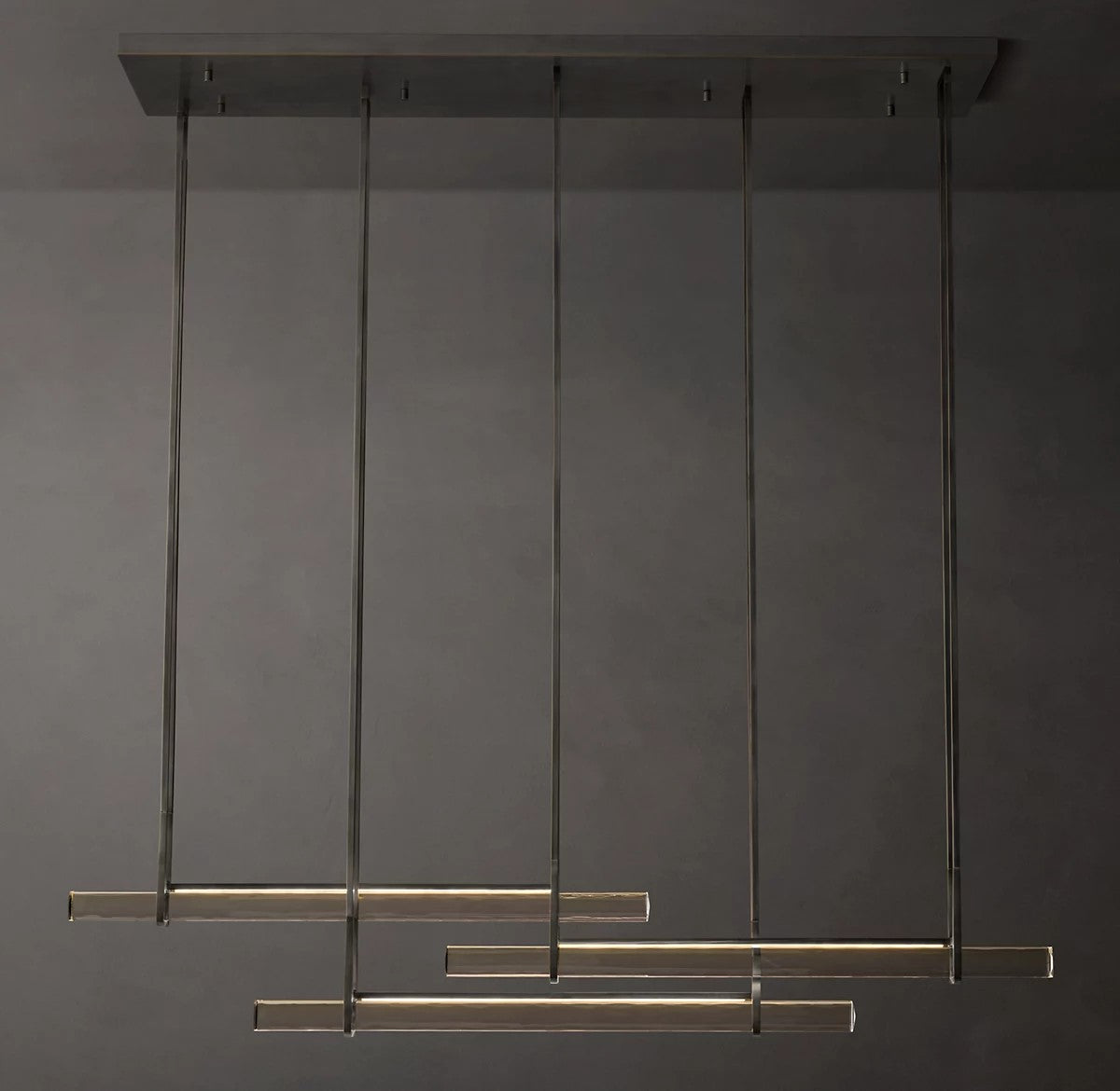 Audubon Triple Bar Linear Chandelier  　