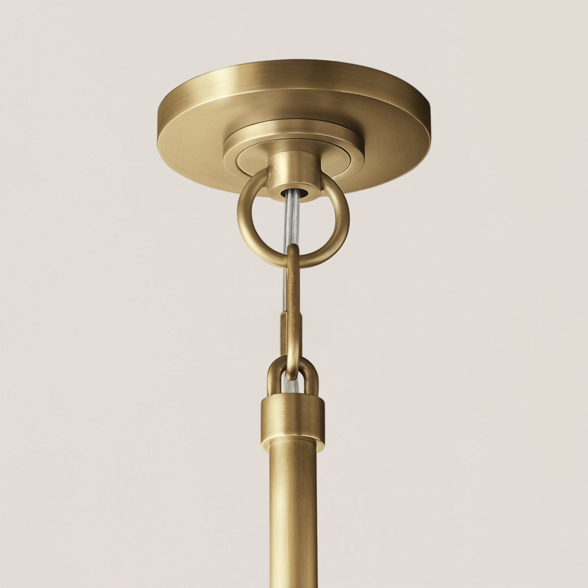 BOULE DE CRISTAL CLEAR GLASS ROUND CHANDELIER 24"