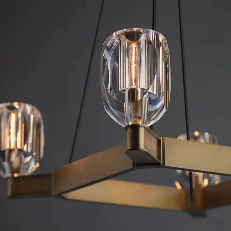 Bluefield Contemporary 8-Lights Linear Pendant-HiLamps