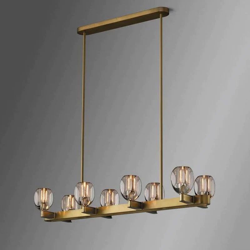 Bluefield Contemporary 8-Lights Linear Pendant-HiLamps