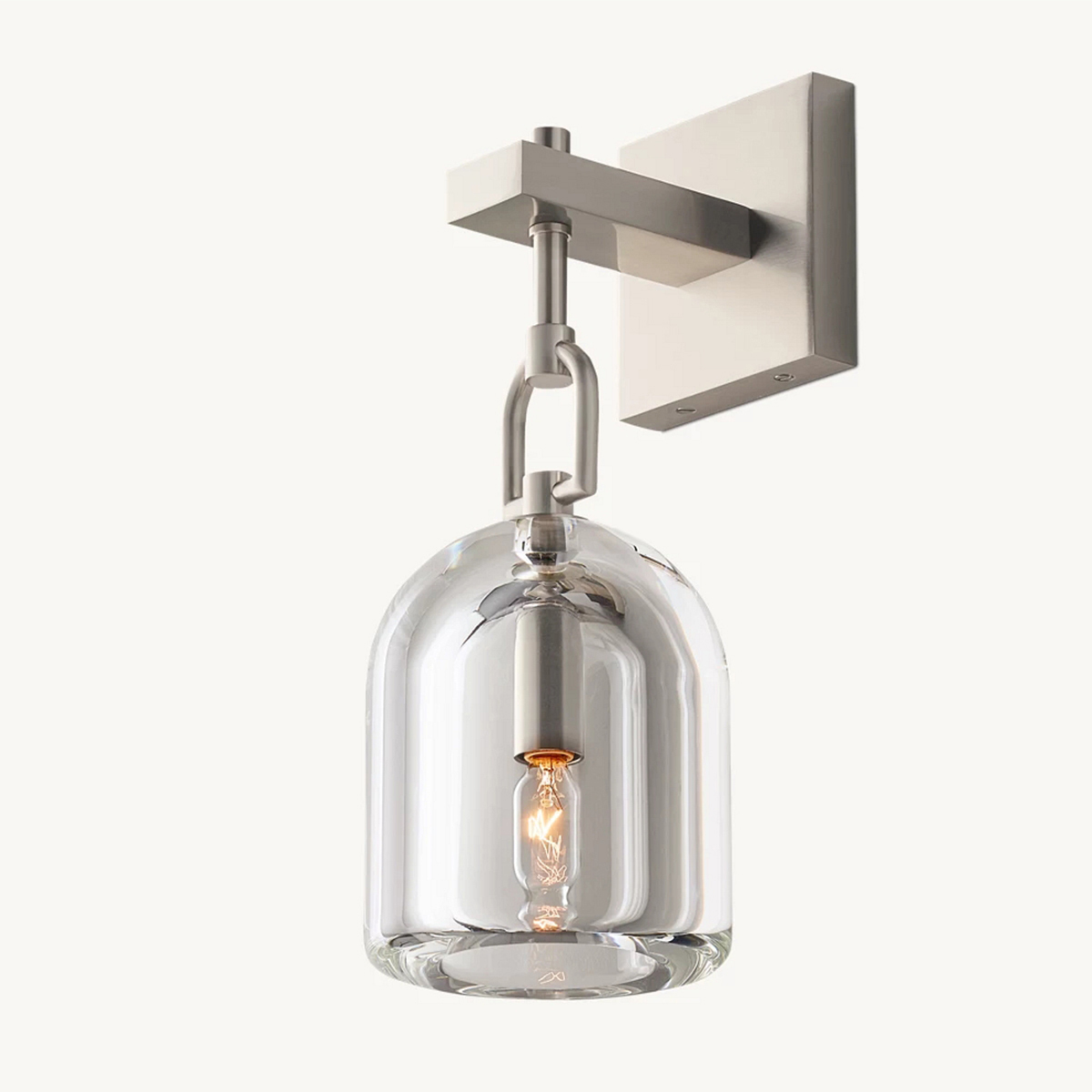 Botanist Cloche Crystal Sconce