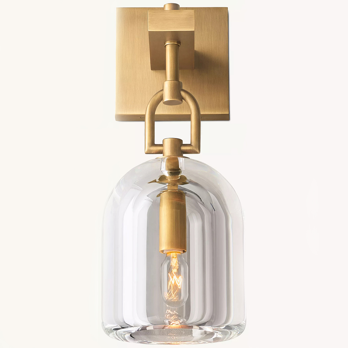 Botanist Cloche Crystal Sconce