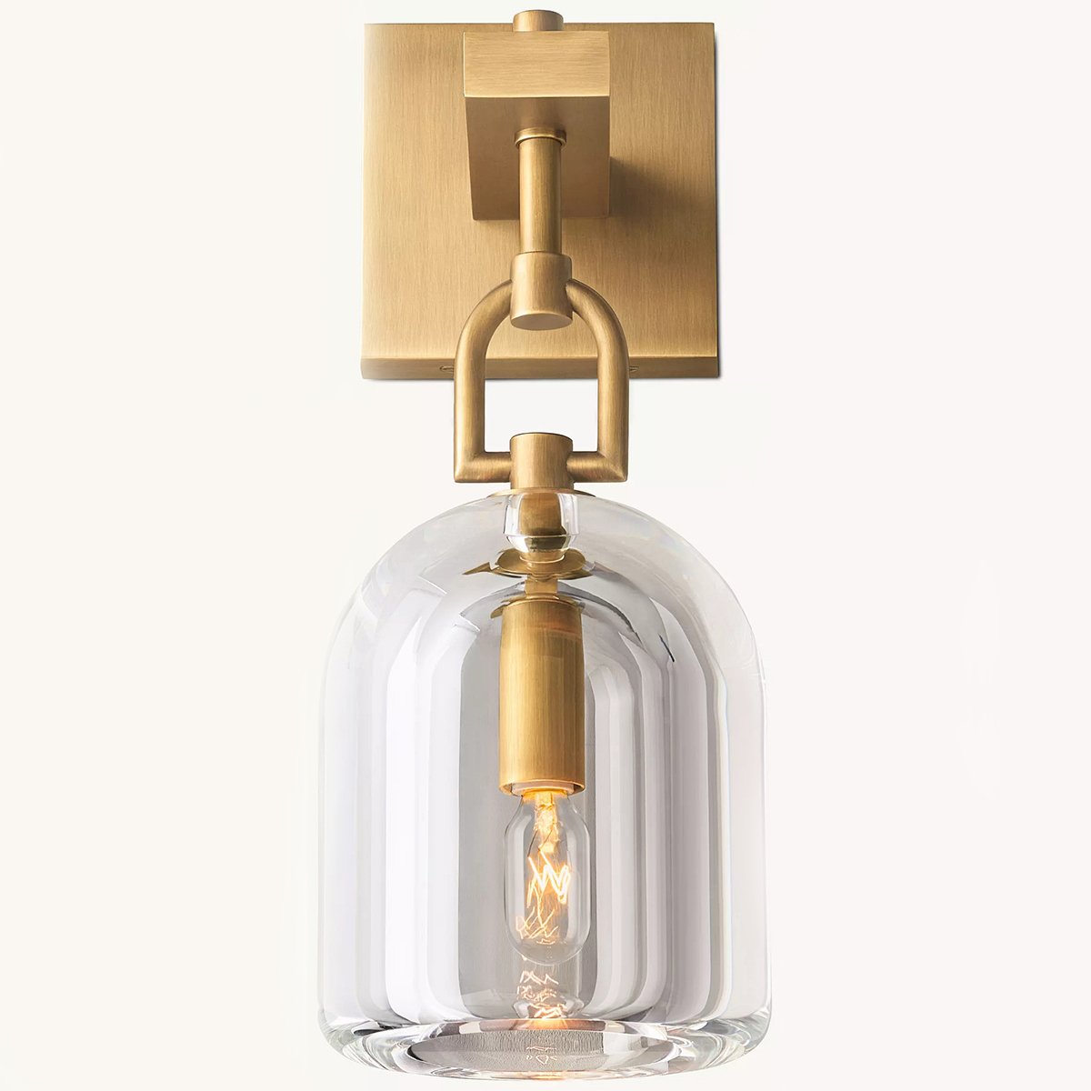 Botanist Cloche Crystal Sconce