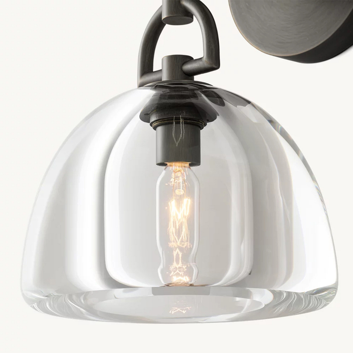Botanist Dome Crystal Sconce