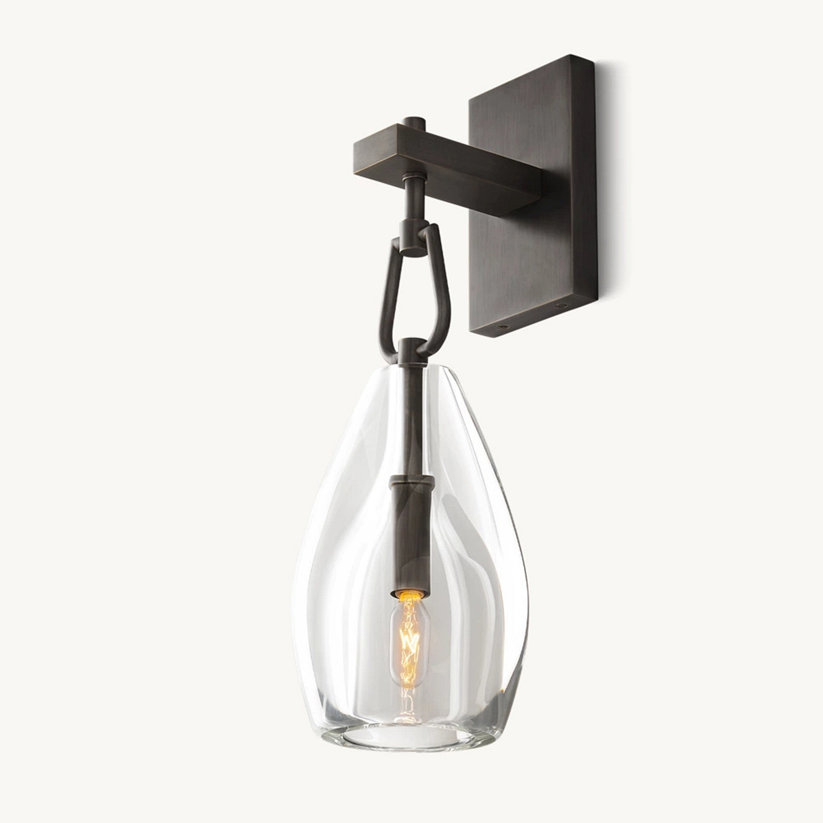 Botanist Flute Crystal Sconce