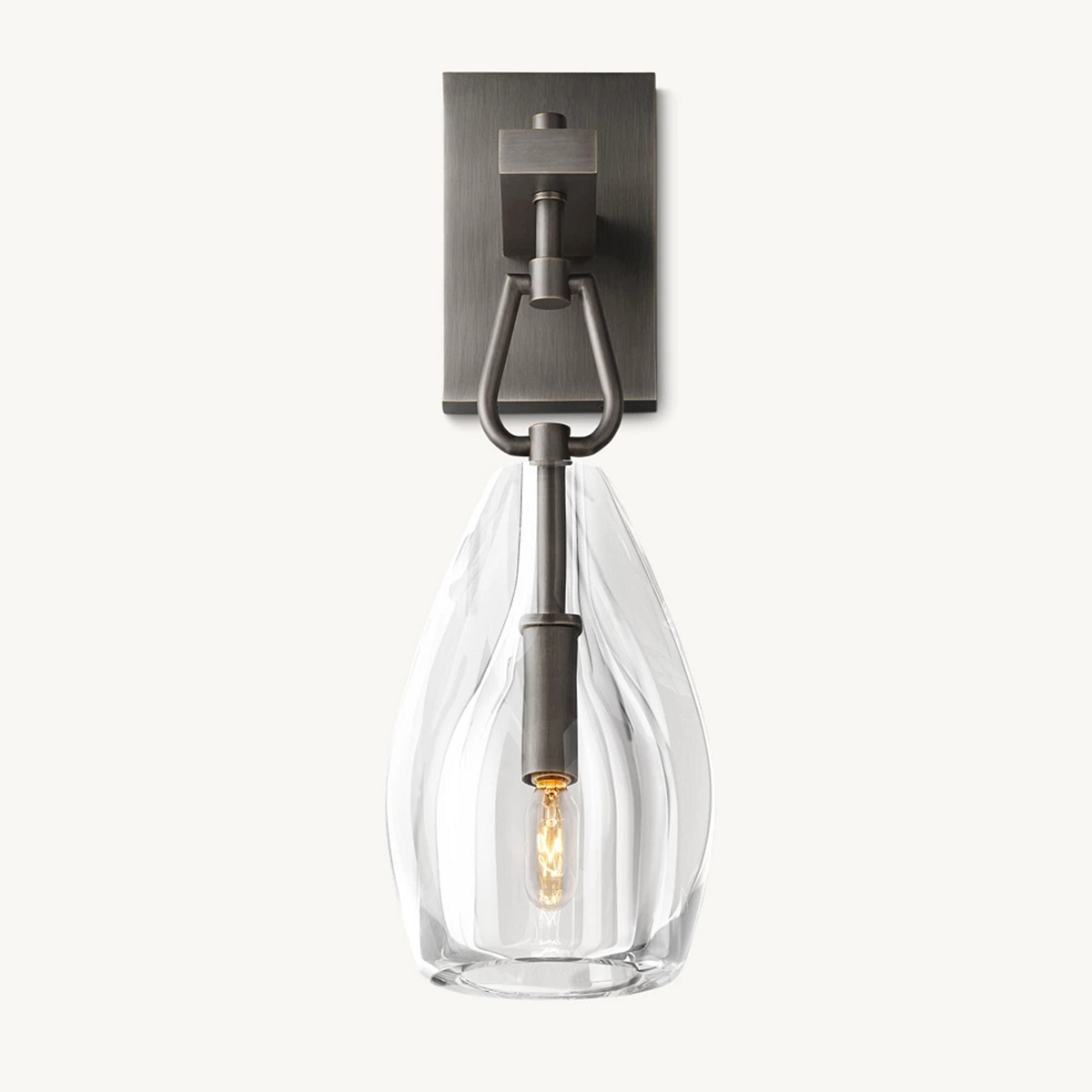 Botanist Flute Crystal Sconce