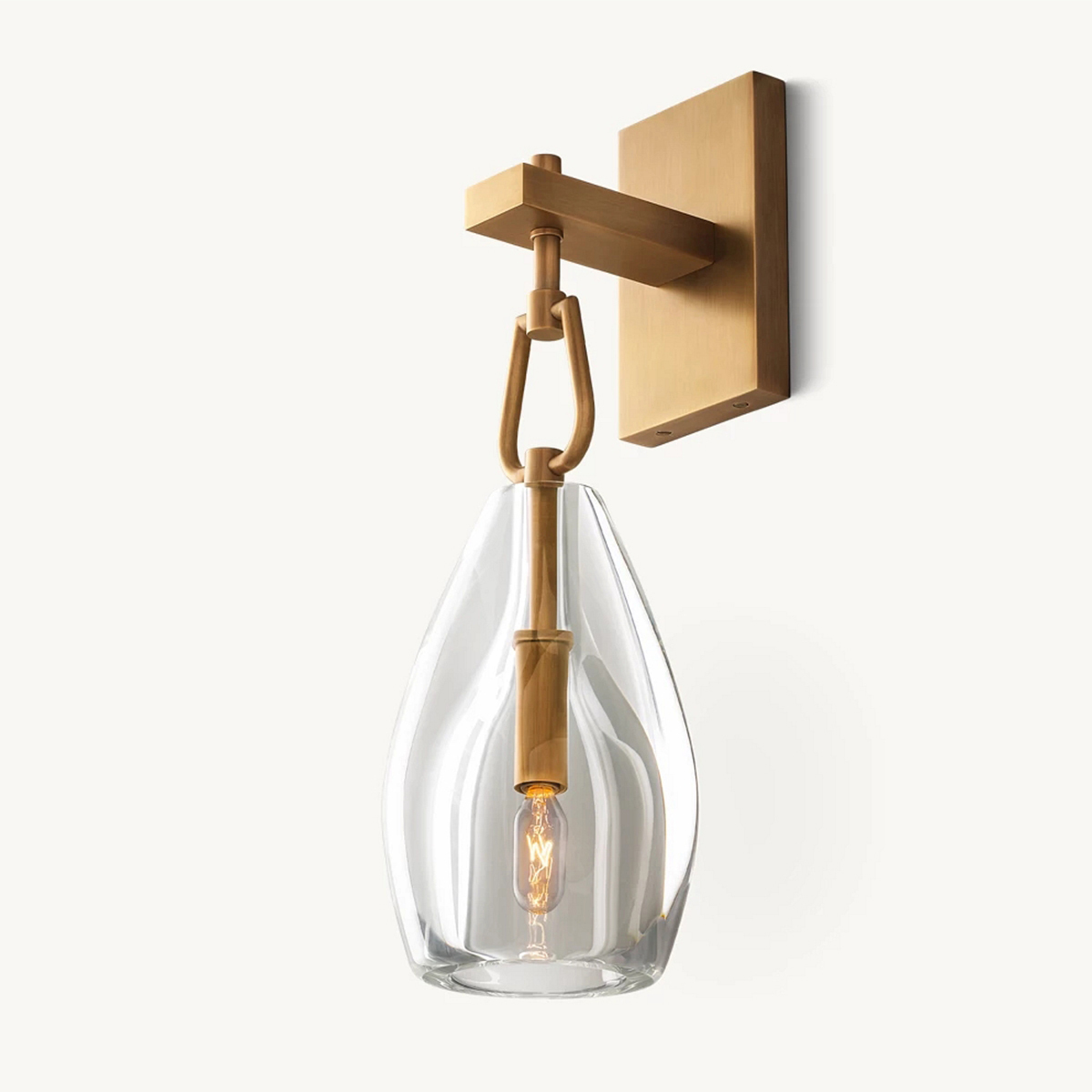 Botanist Flute Crystal Sconce