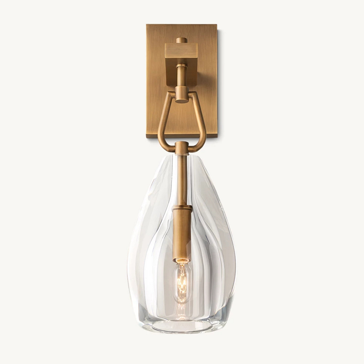 Botanist Flute Crystal Sconce