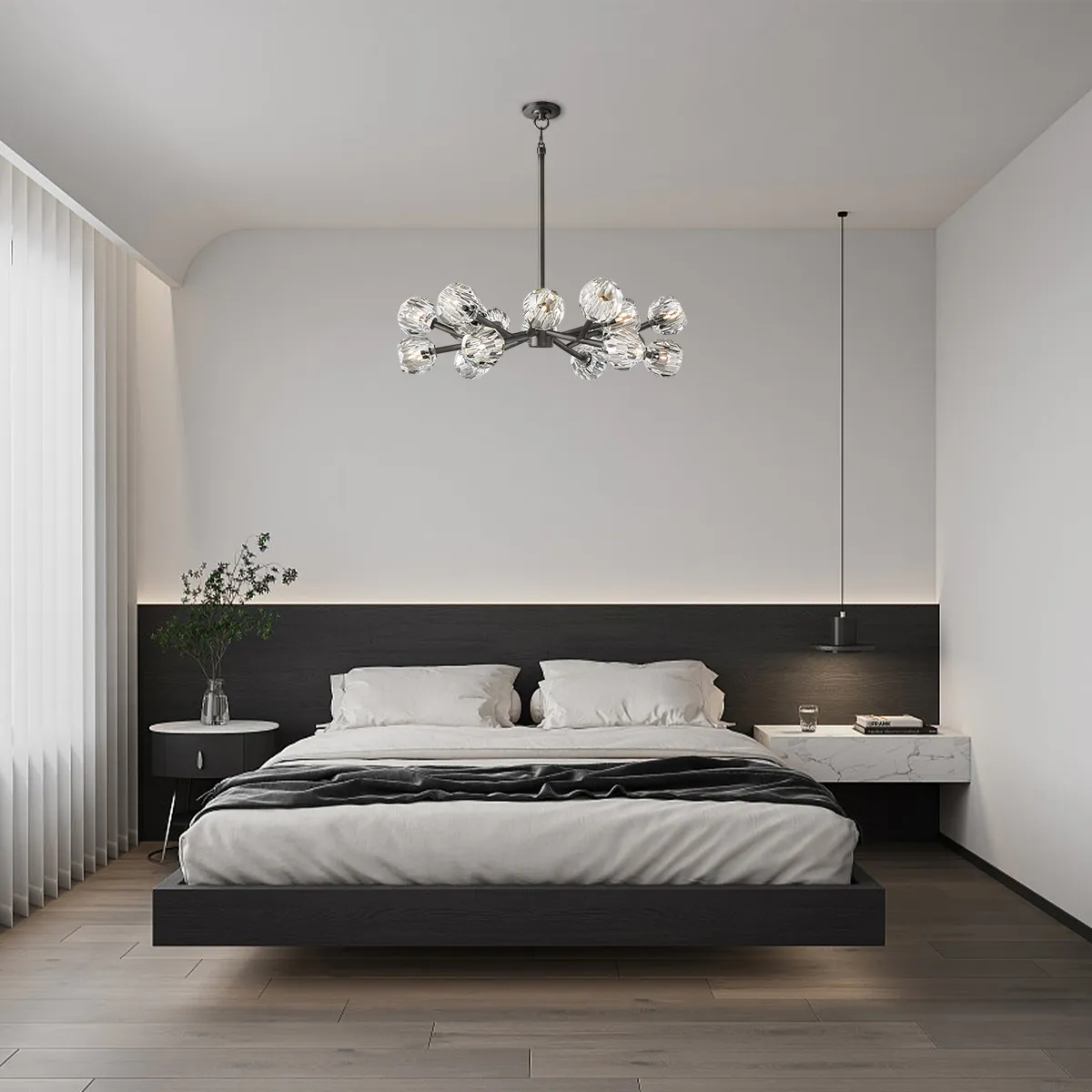 Boule De Cristal Glass Chandelier