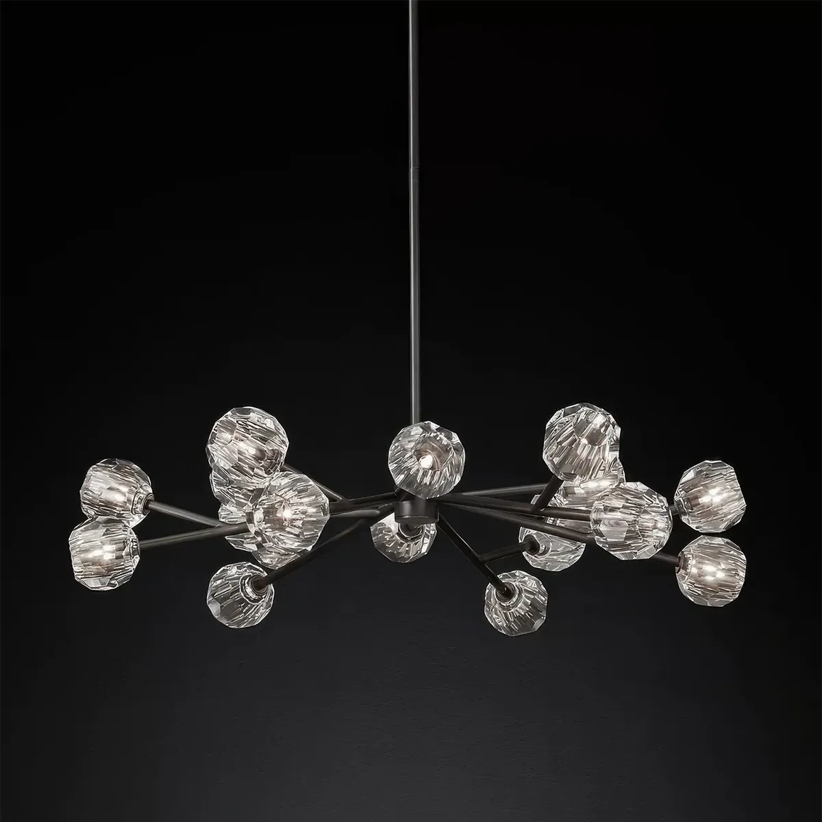 Boule De Cristal Glass Round Chandelier