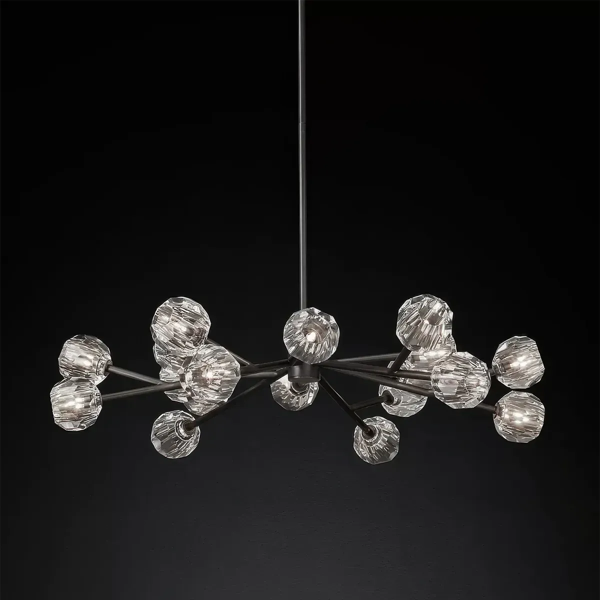 Boule De Cristal Glass Round Chandelier